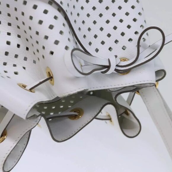 LOUIS VUITTON Noe Shoulder Bag Leather Bron LV Auth - Picture 7 of 16